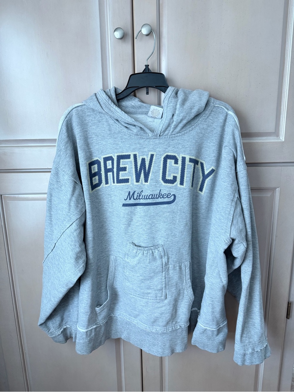Milwaukee Brewers Gray Hoodie
